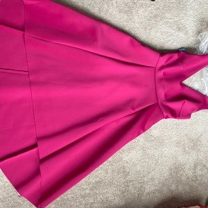 Badgley Mischka high-low dress